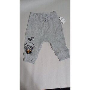 Harry Potter Sweatpants 6-9 Months Baby Pants NWT Gray Wizarding World